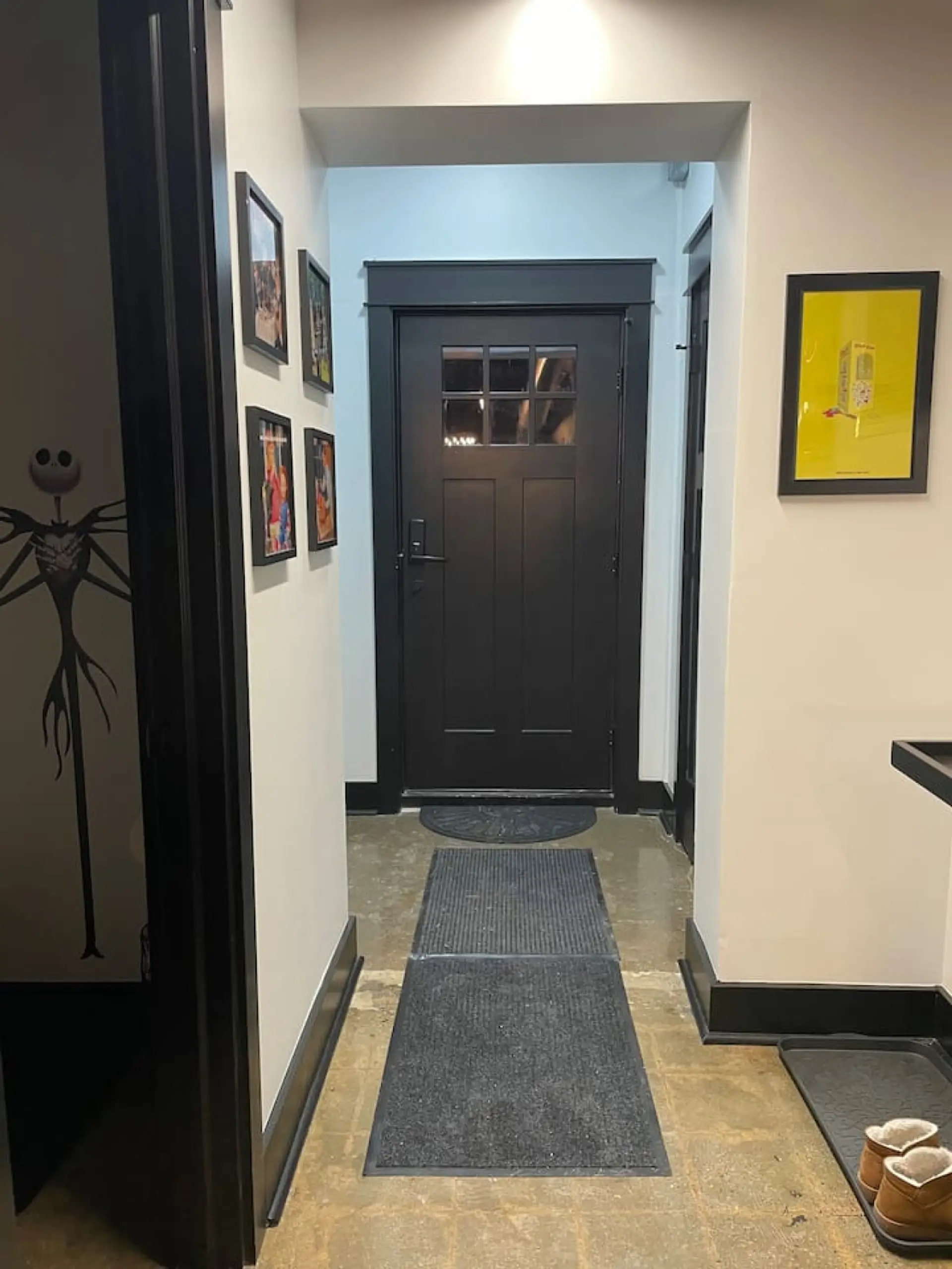 Entryway to the haunted house